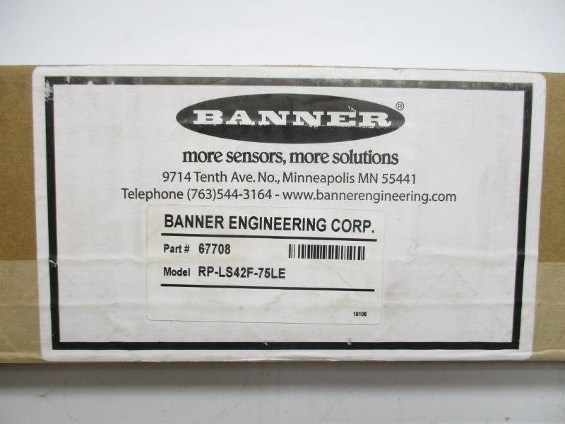 BANNER ENGINEERING RP-LS42F-75LE 67708 NSFS