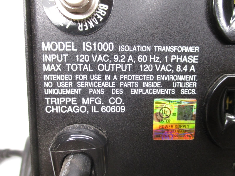 TRIPP-LITE IS1000 120VAC 9.2A NSNP