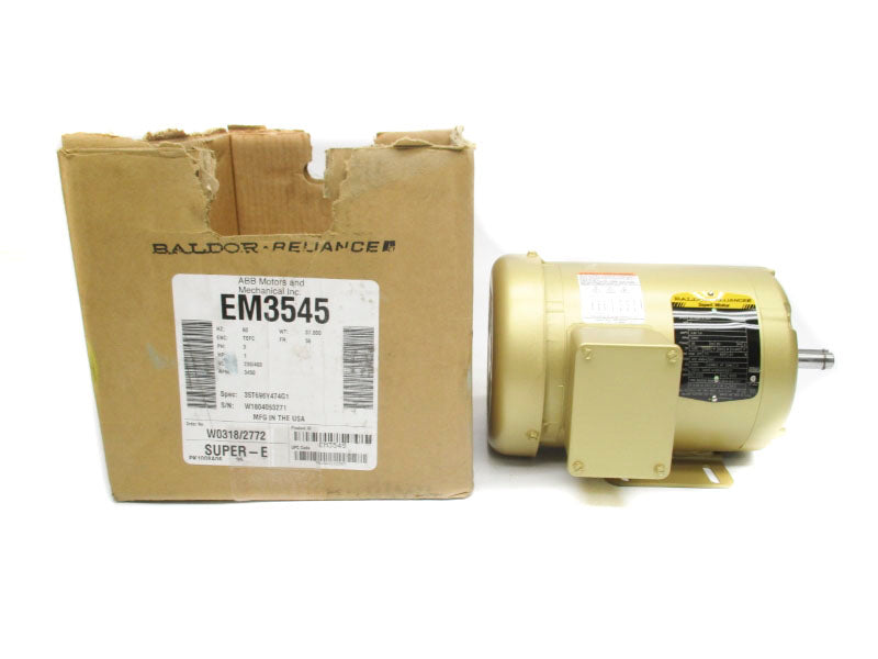 BALDOR EM3545 230/460V 2.8/1.4A NSMP