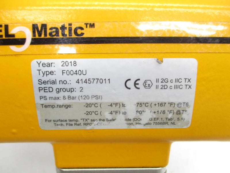 EL-O-MATIC F0040U 120PSI 3/4" NSNP