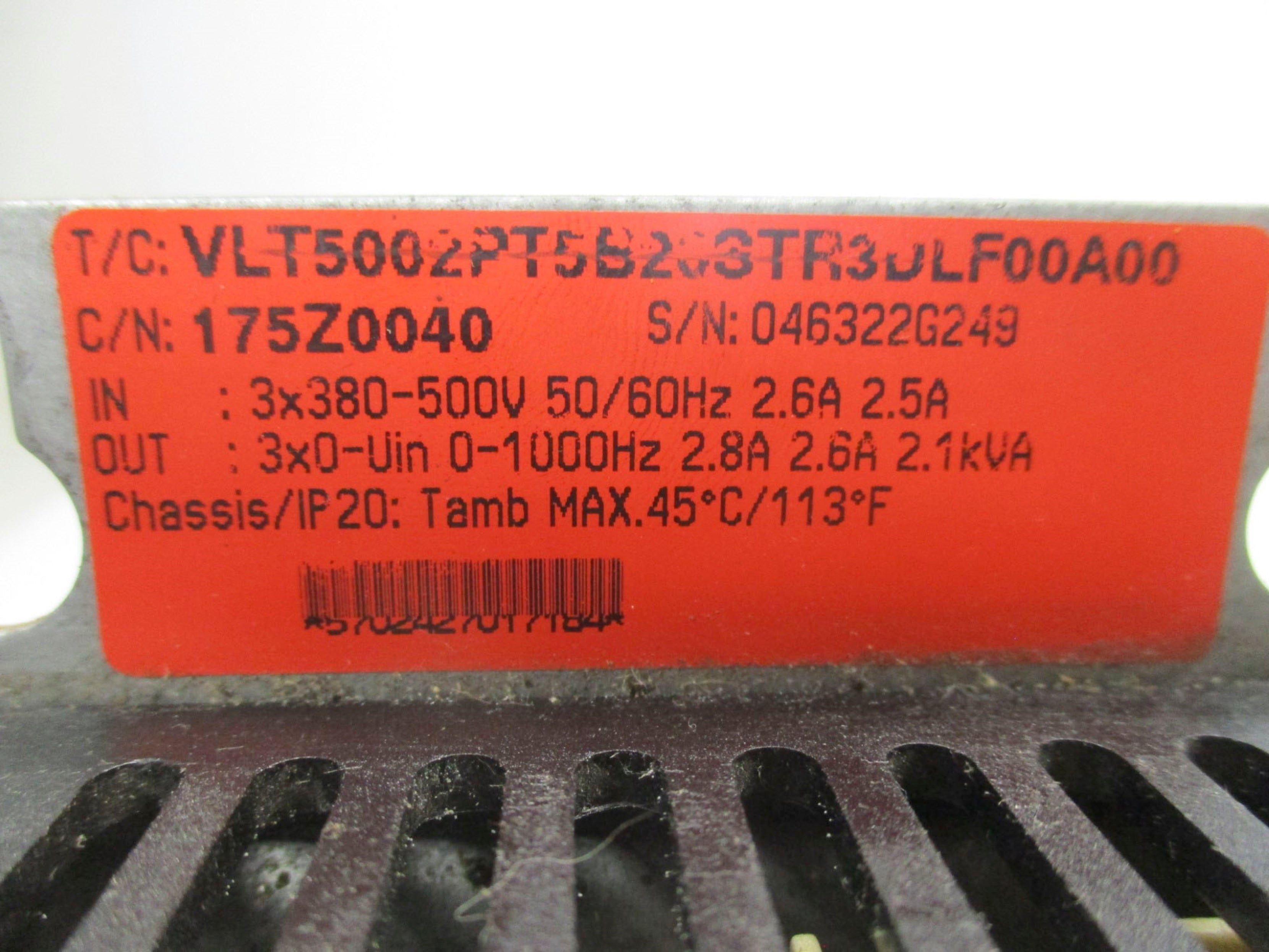 DANFOSS 175Z0040 (AS PICTURED) UNMP