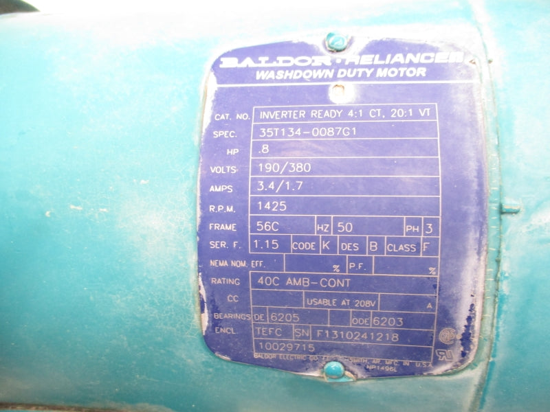 BRAWN MIXER BD75 190/380V 3.4/1.7A UNMP