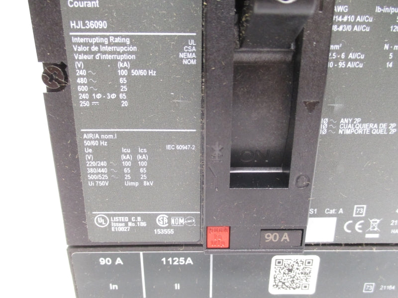 SQUARE D HJL36090 600V 90A NSMP