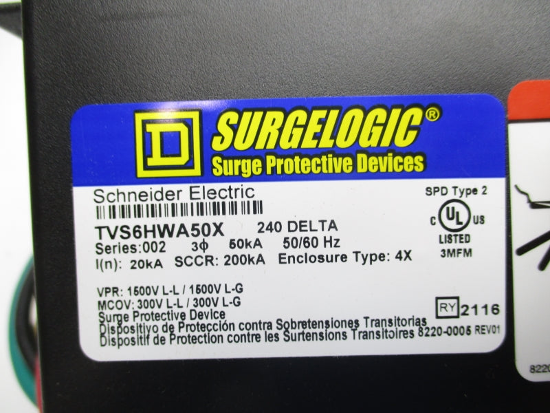 SQUARE D TVS6HWA50X SER. 002 1500V NSMP