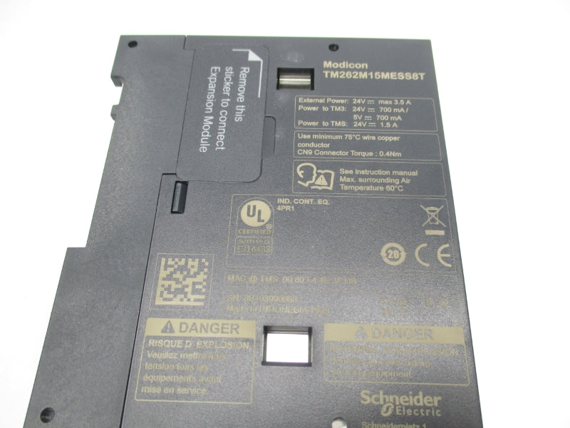 SCHNEIDER ELECTRIC TM262M15MESS8T 24V 3.5A NSMP