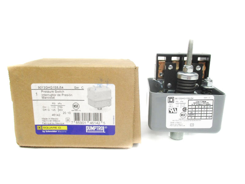 SQUARE D 9013GHG1S8J54 SER. C 460/575V 125PSI (AS PICTURED) NSMP