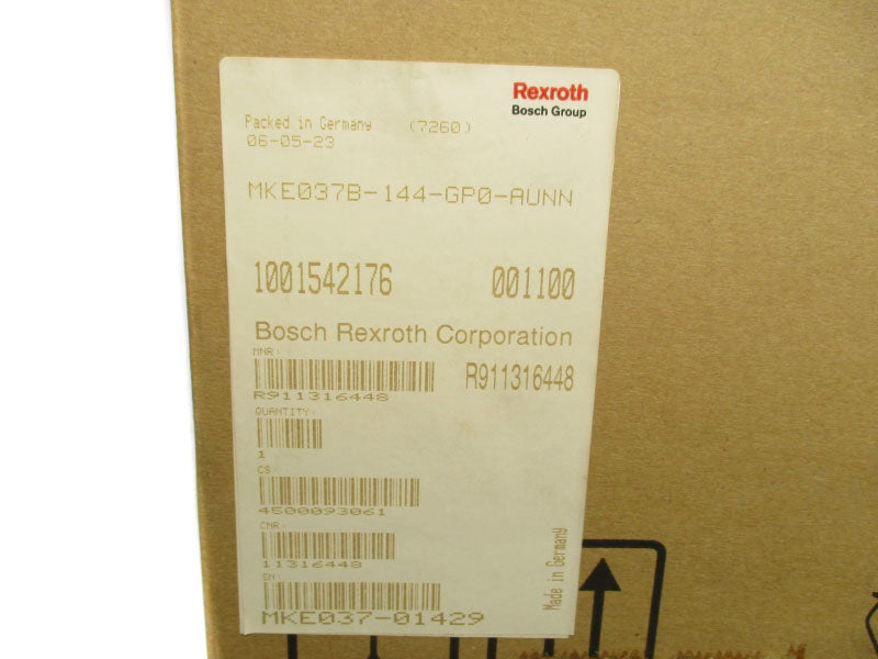 REXROTH MKE037B-144-GP0-AUNN R911316448 NSFS