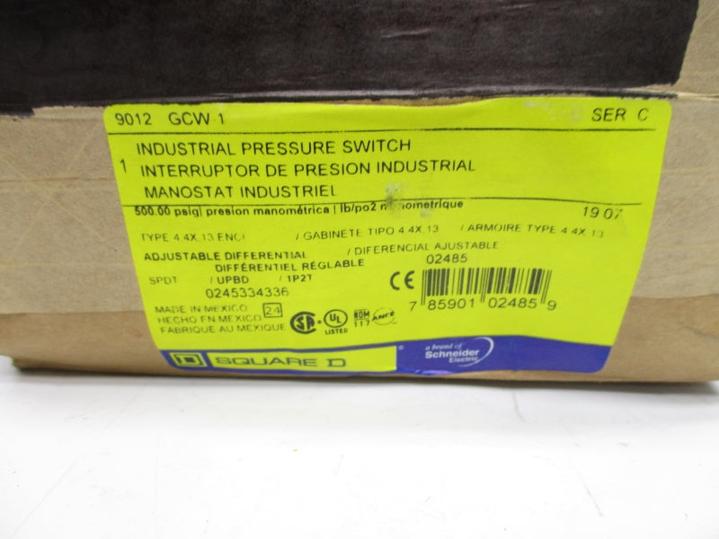 SQUARE D 9012GCW1 SER. C NSFS