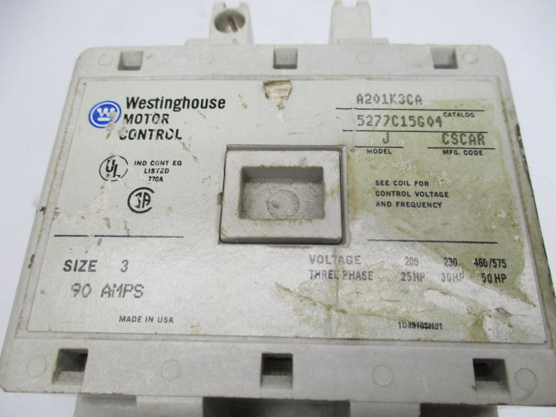 WESTINGHOUSE A201K3CA 5277C15G04 110/120V 90A UNMP