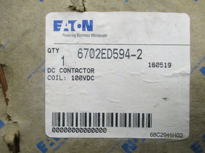 EATON 6702ED594-2 100VDC NSFS