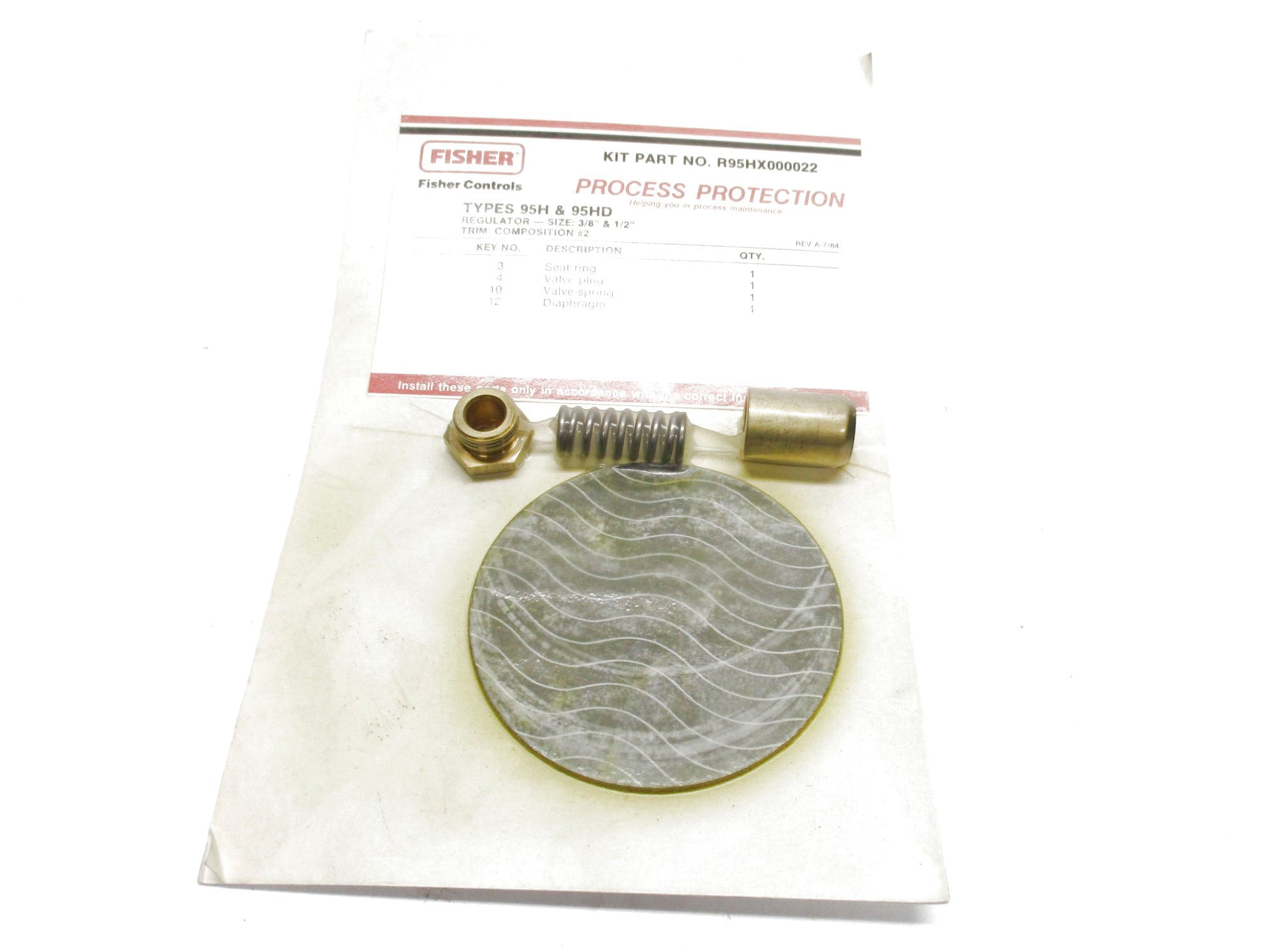 FISHER R95HX000022 NSMP