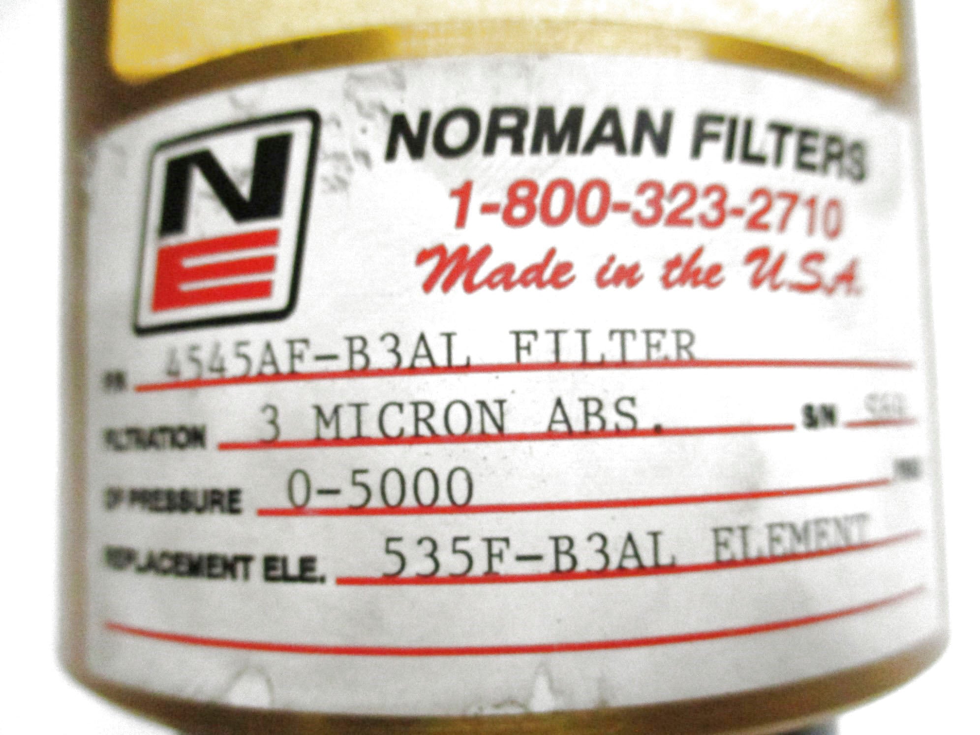NORMAN FILTERS 4545AF-B3AL NSNP