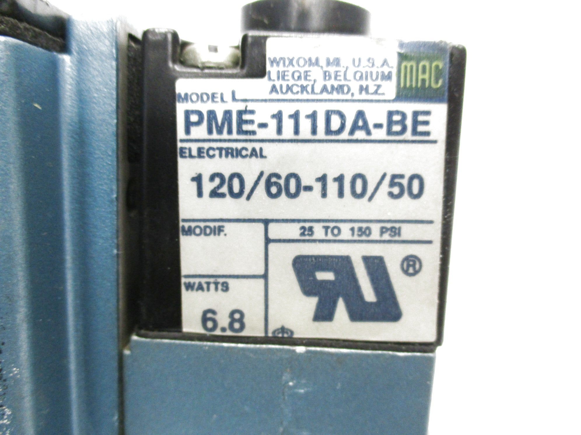 MAC 6211C-000-PM-111DA 110/120V UNMP