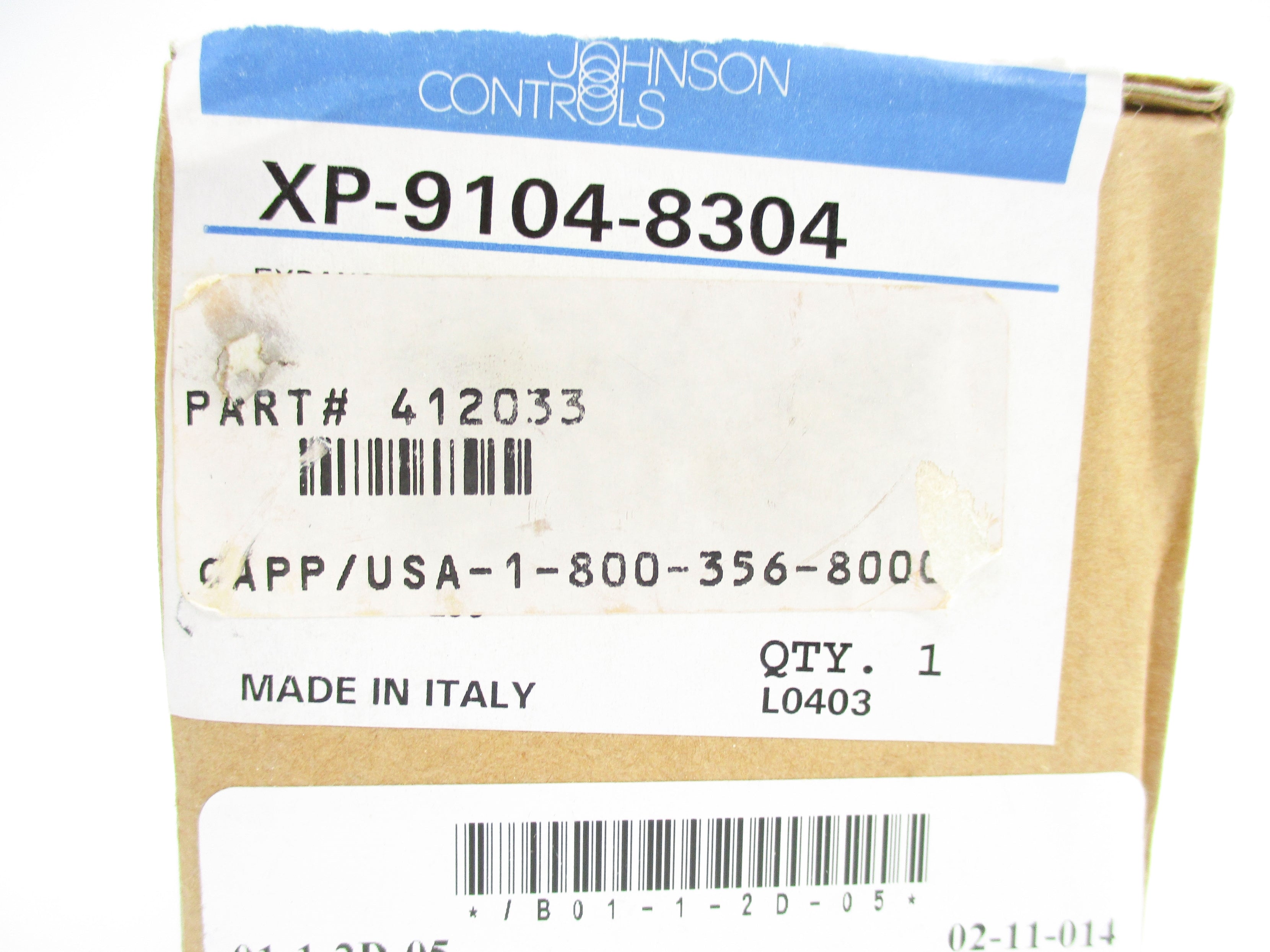JOHNSON CONTROLS XP-9104-8304 NSMP