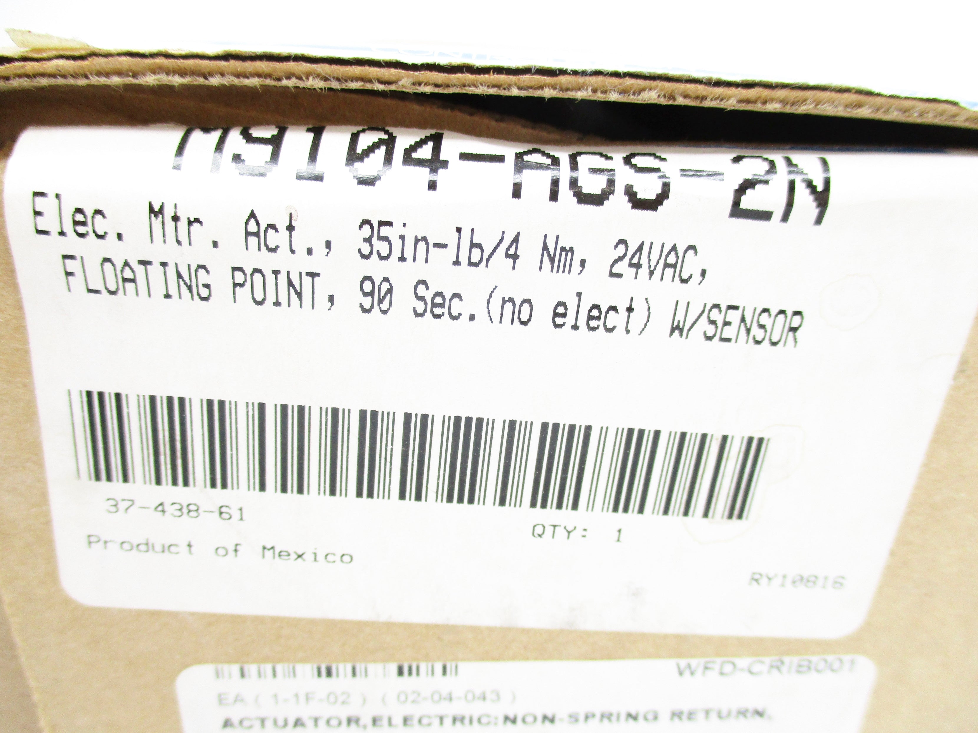 JOHNSON CONTROLS M9104-AGS-2N NSMP