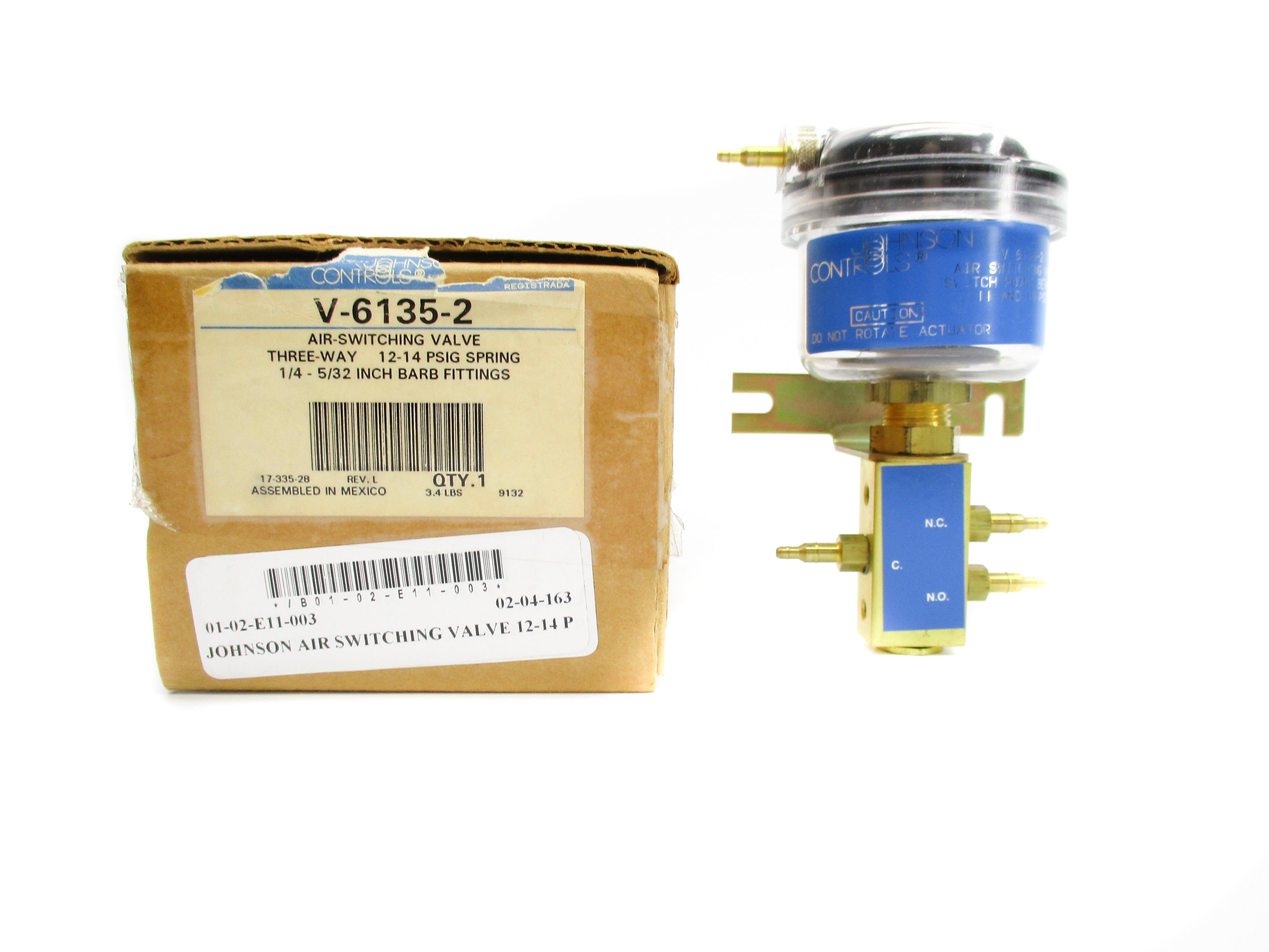 JOHNSON CONTROLS V-6135-2 12-14PSIG NSMP