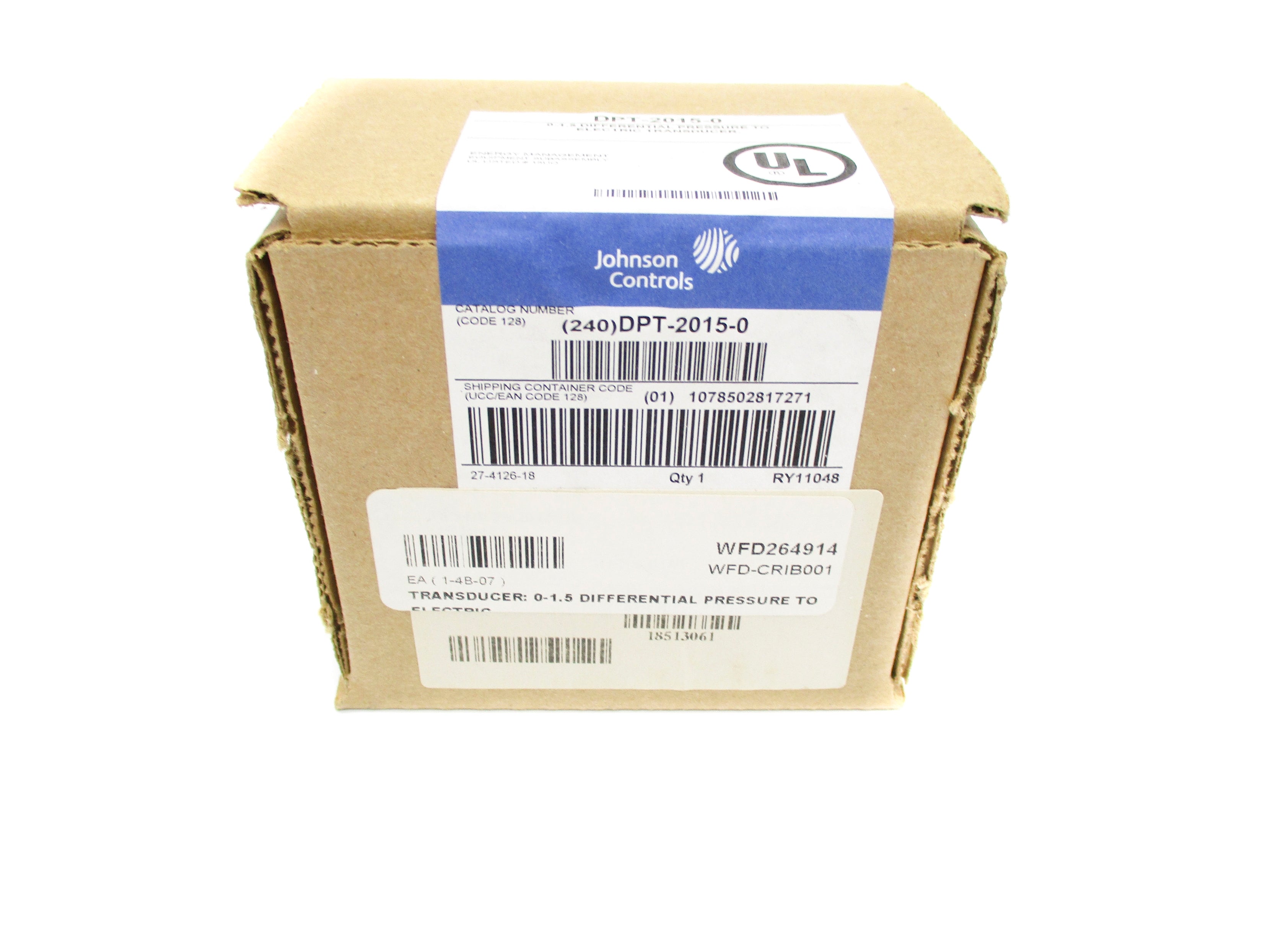 JOHNSON CONTROLS DPT-2015-0 NSFS