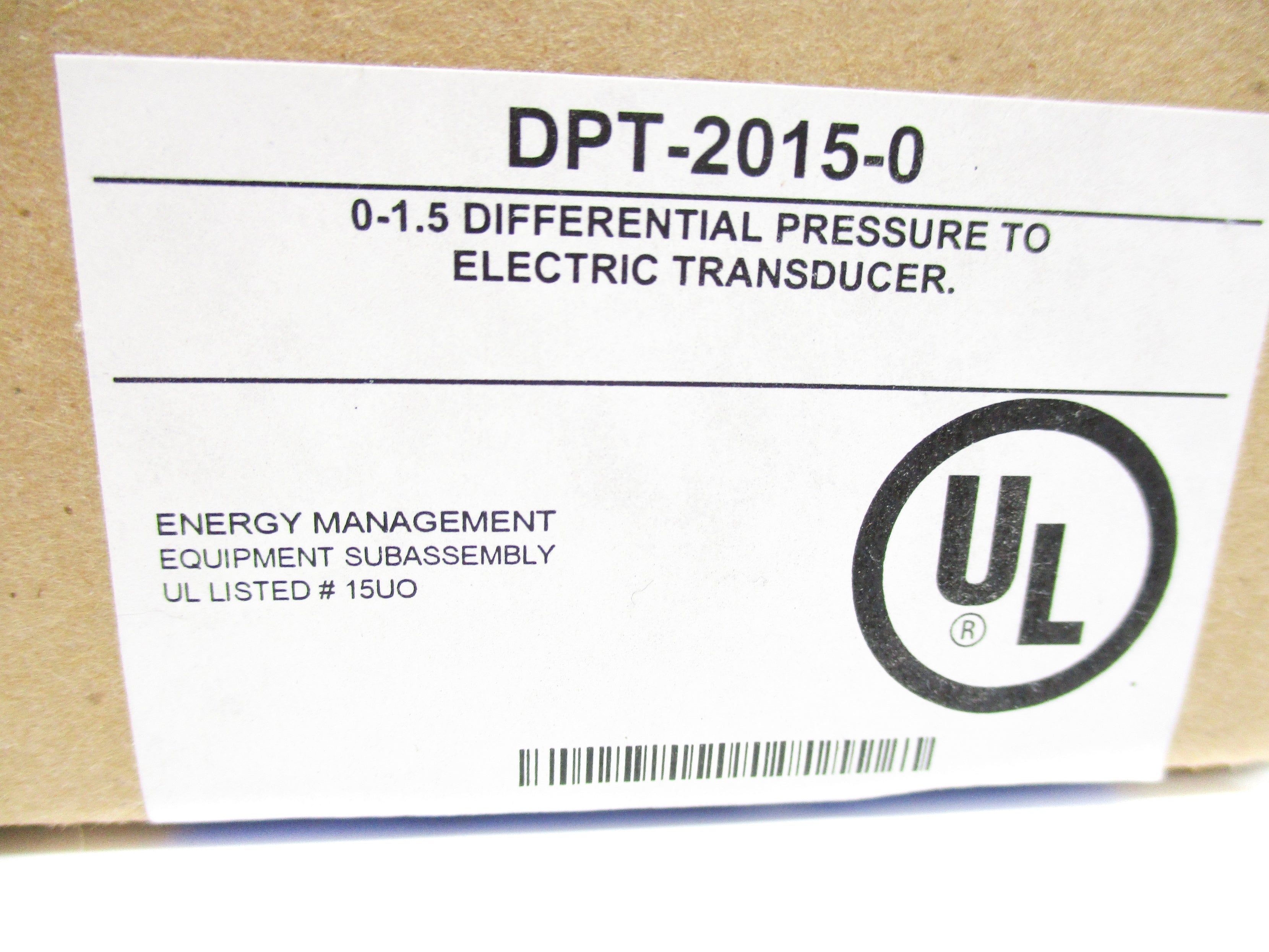JOHNSON CONTROLS DPT-2015-0 NSFS