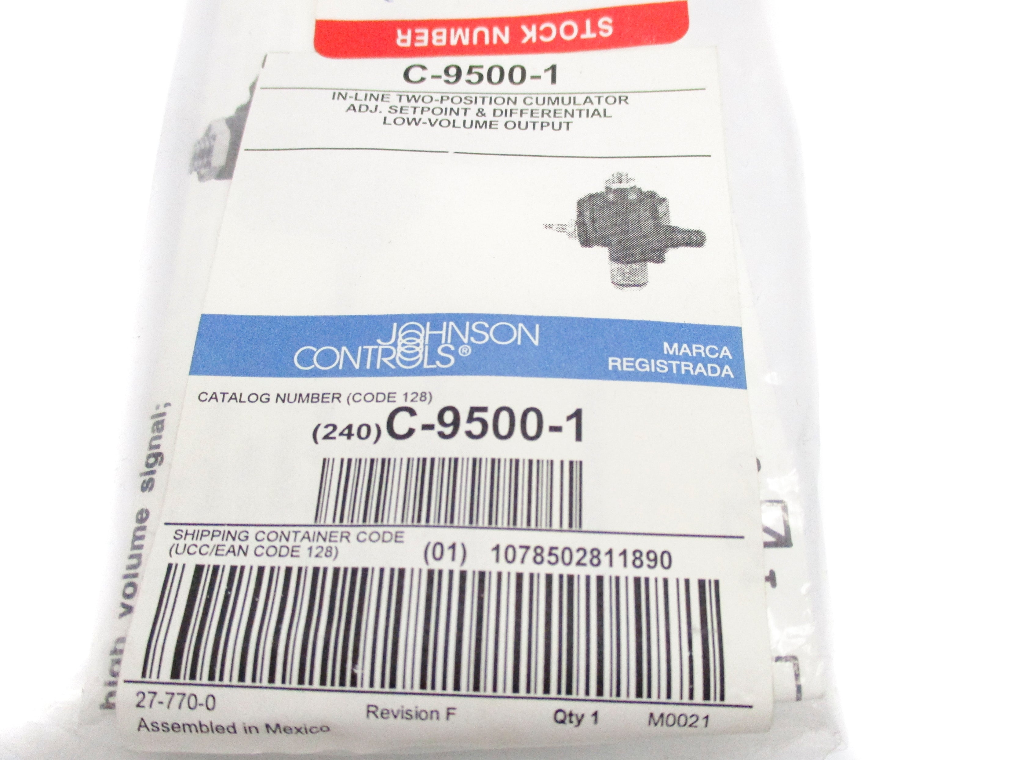 JOHNSON CONTROLS C-9500-1 NSMP