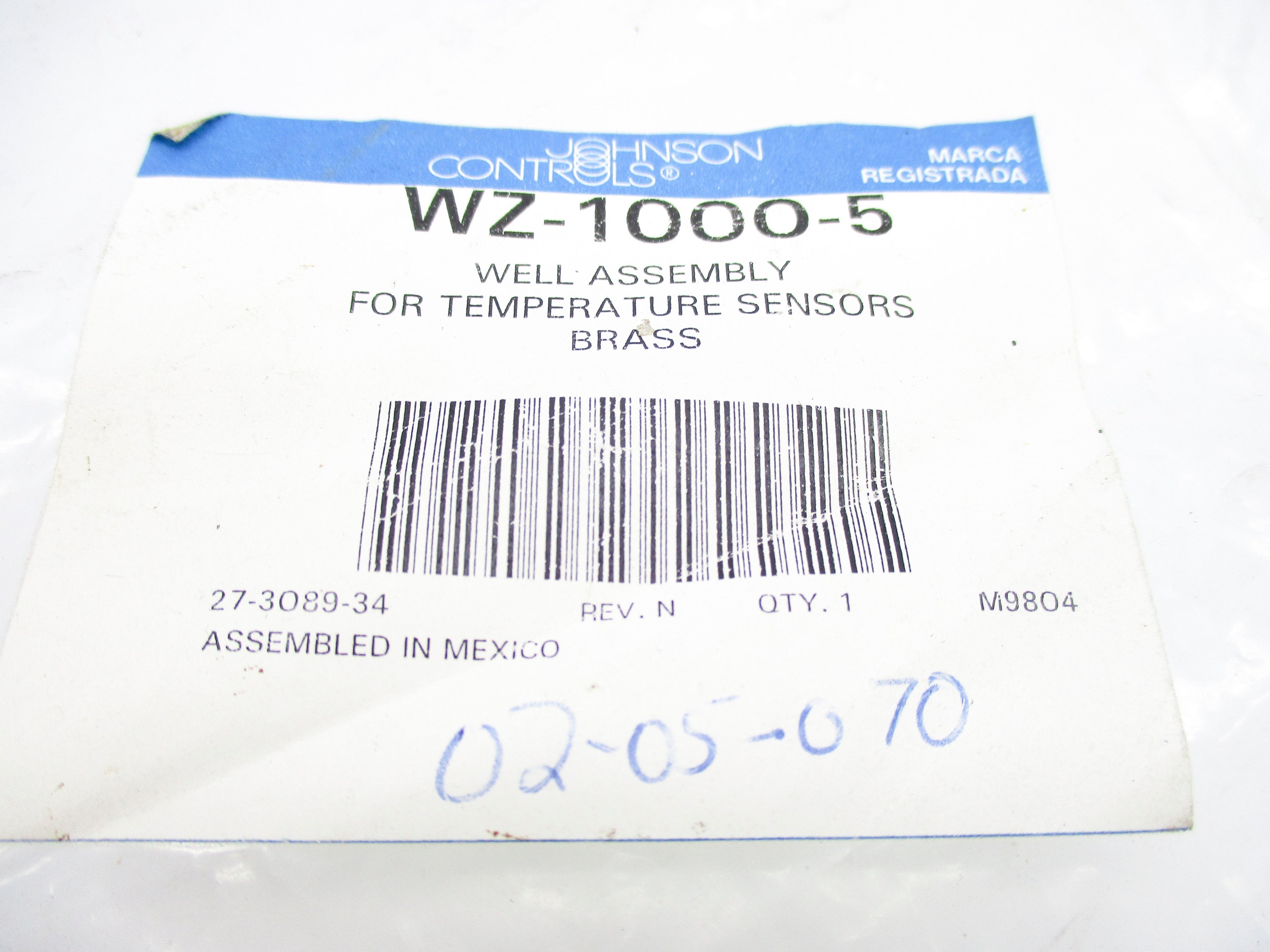 JOHNSON CONTROLS WZ-1000-5 NSMP