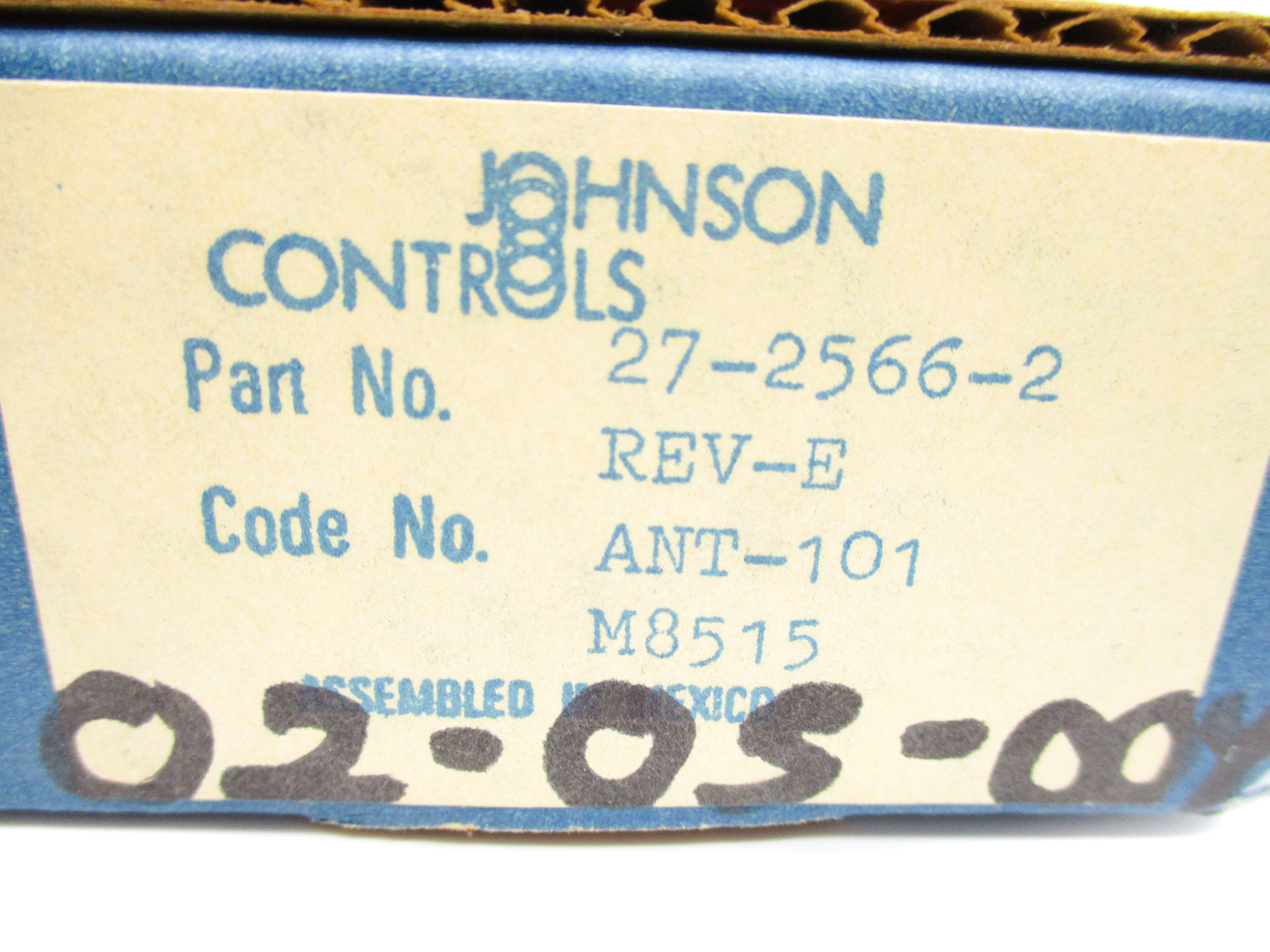JOHNSON CONTROLS ANT-101 27-2566-2  REV. E NSMP