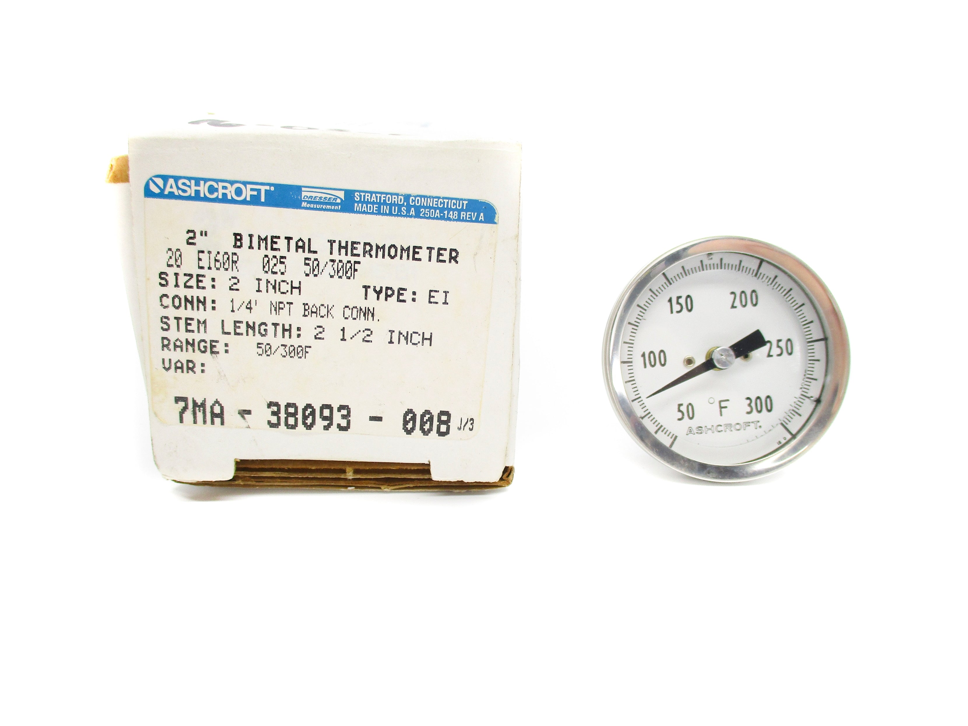 ASHCROFT 20EI60R02550/300F NSMP