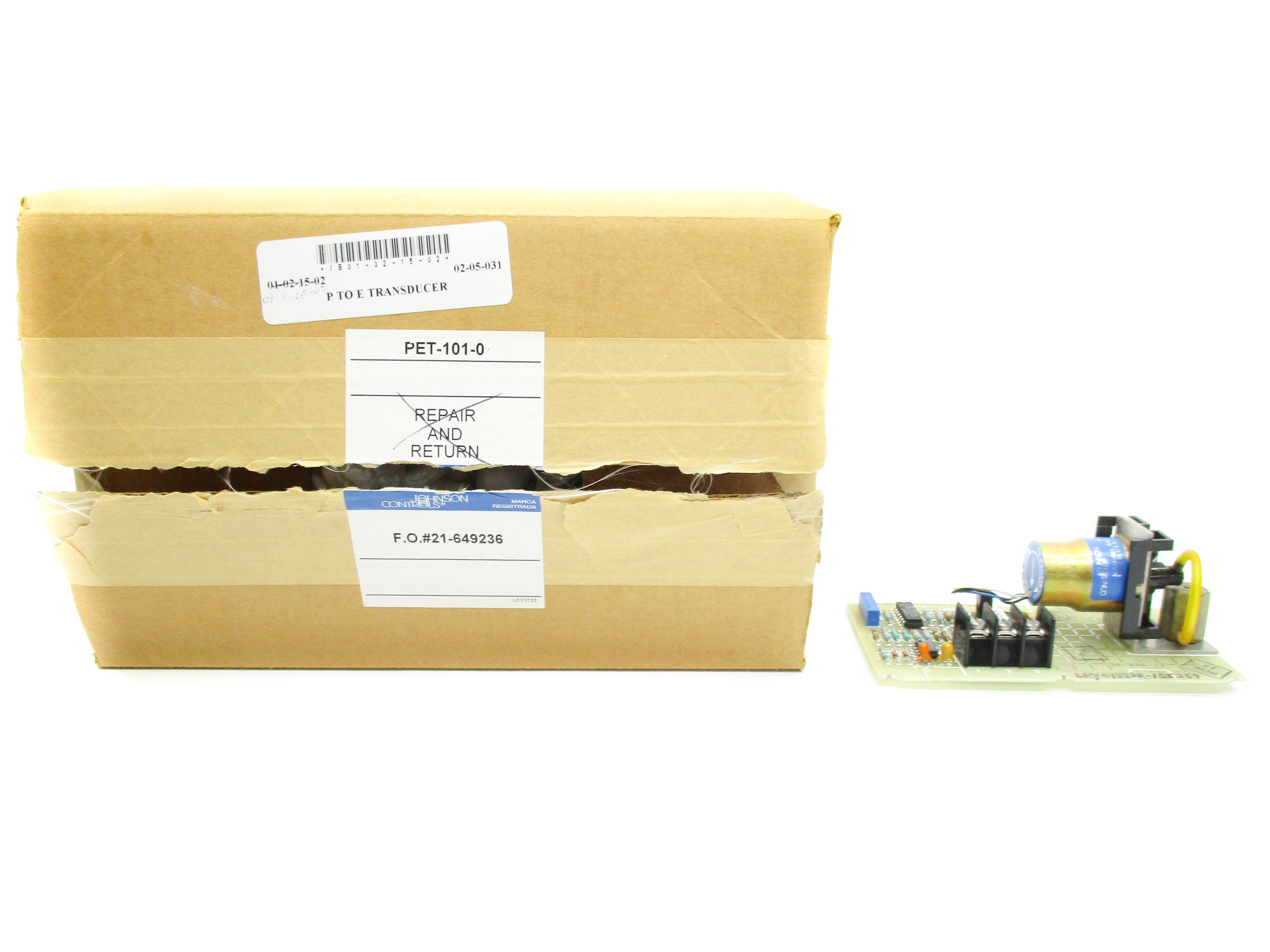 JOHNSON CONTROLS PET-101-0 REV. G REMAN
