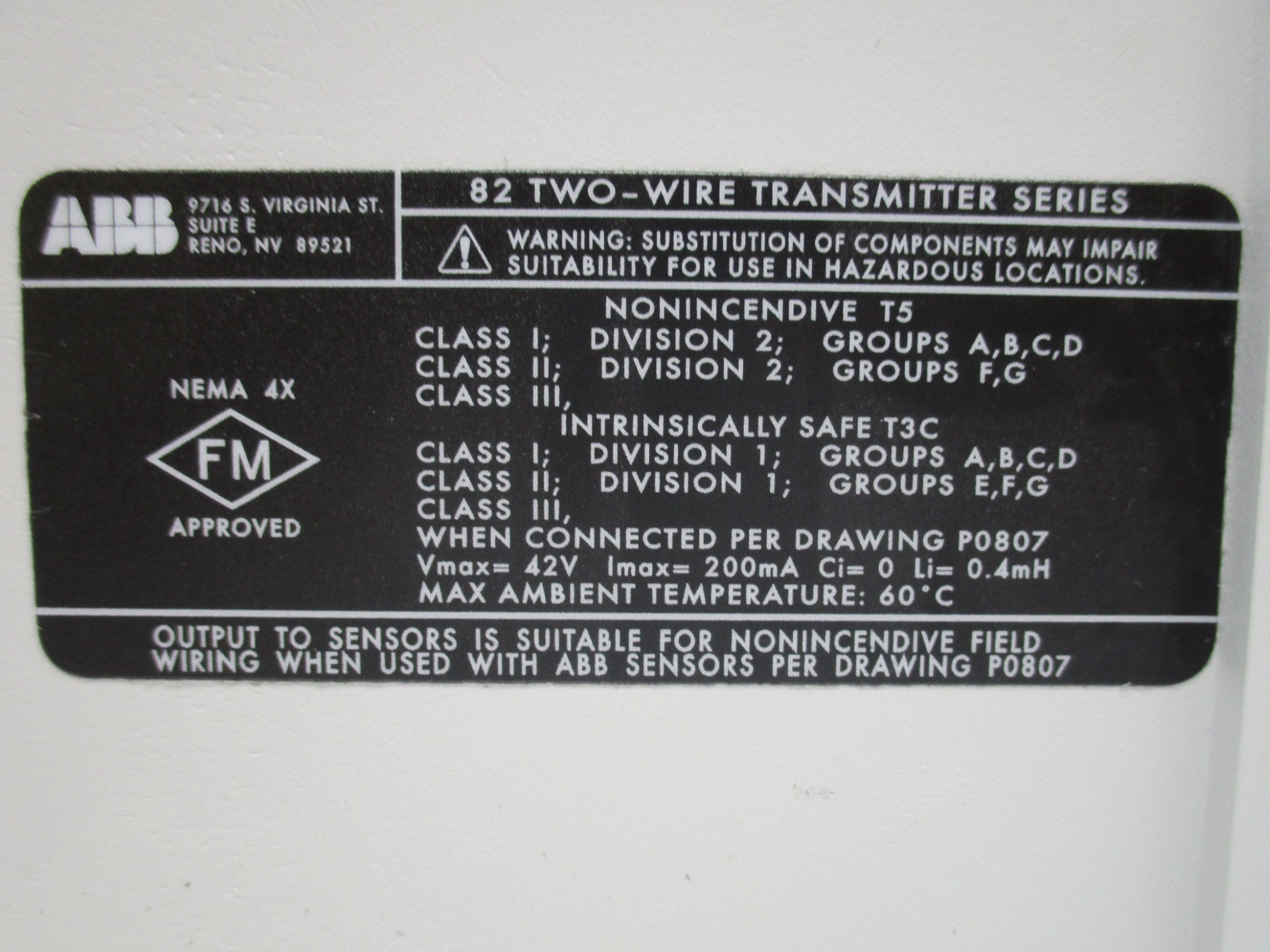 ABB TB82 NSNP