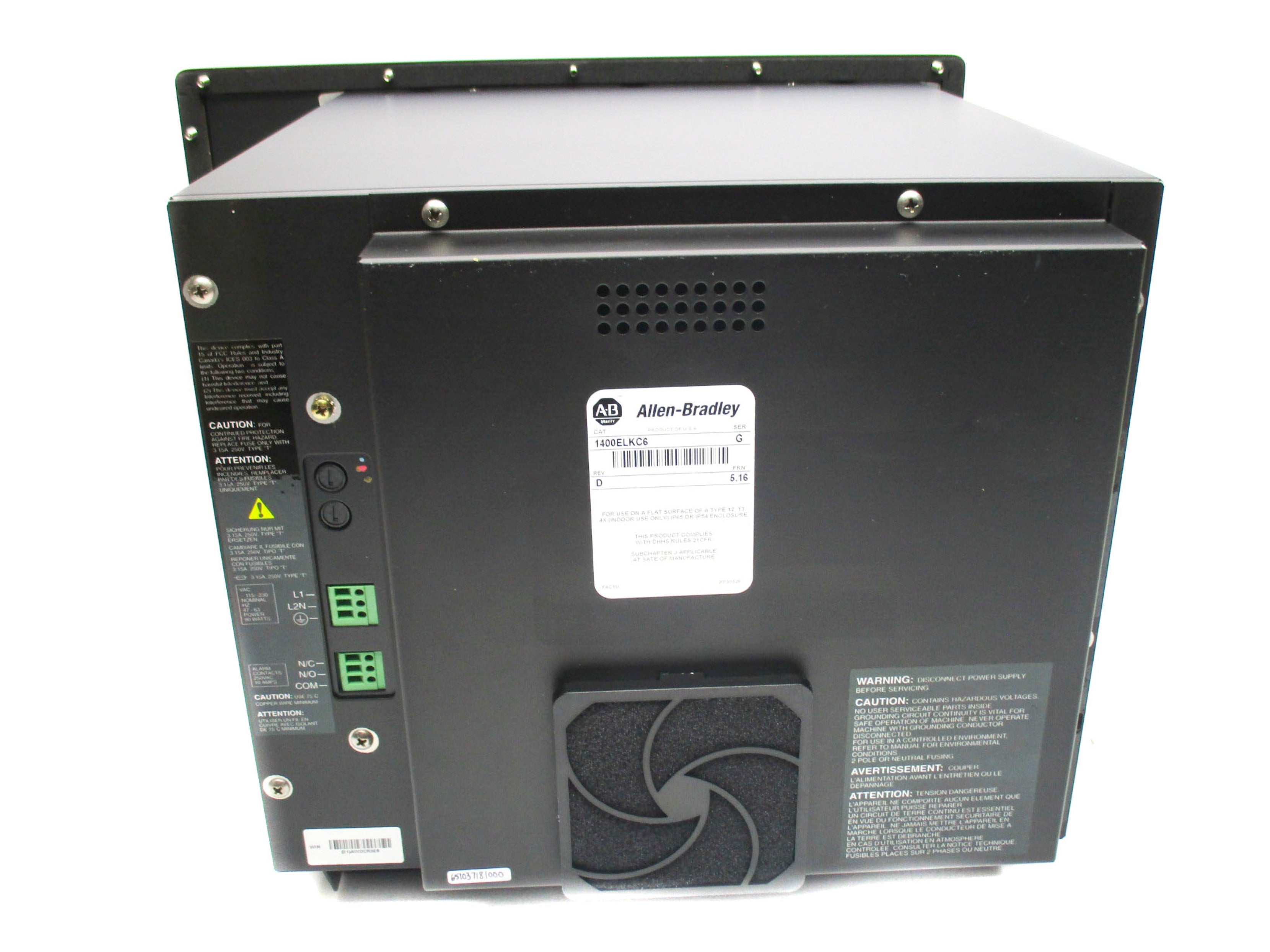 ALLEN BRADLEY 1400ELKC6 SER. G F/W 5.16 NSNP