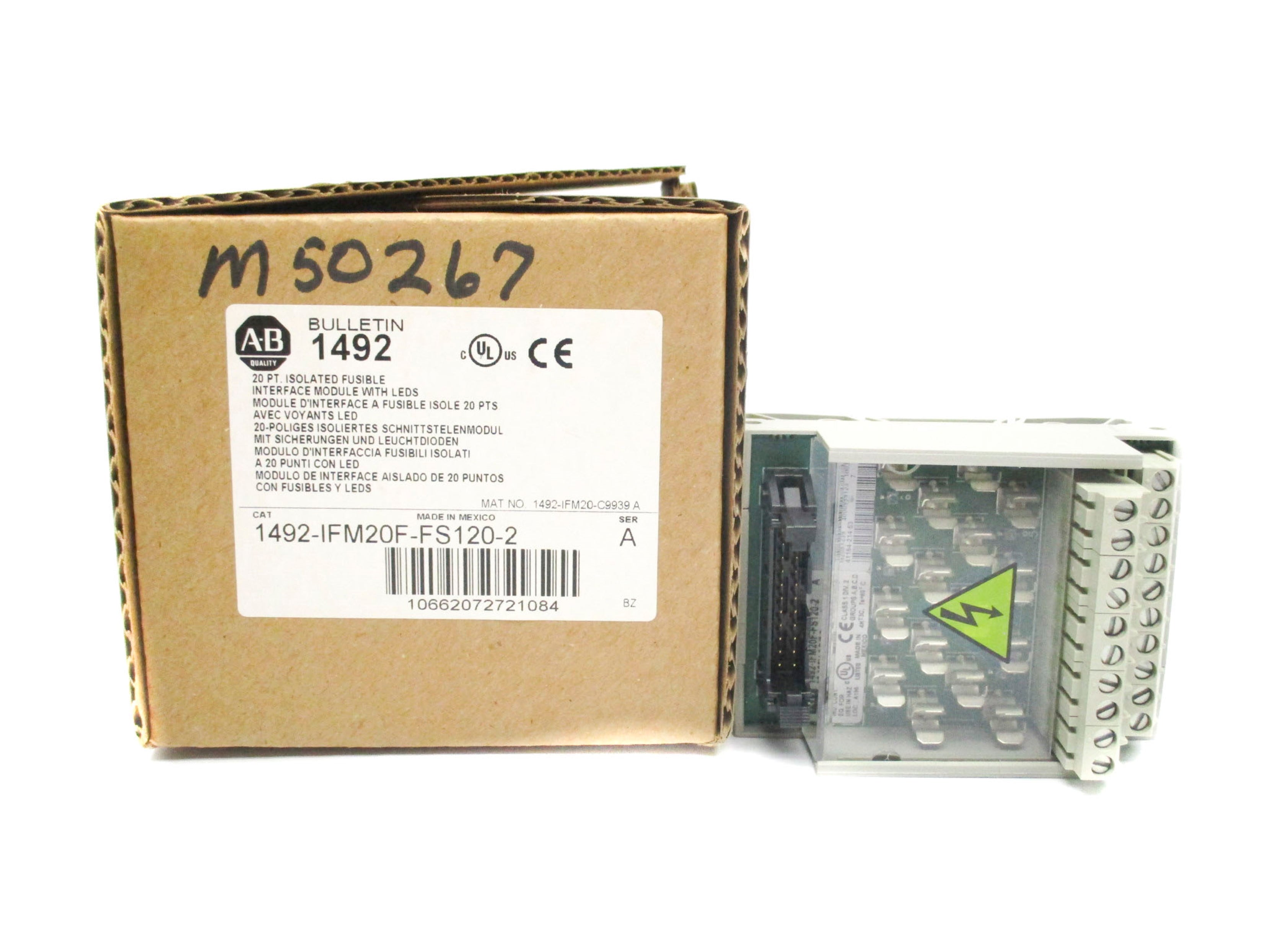 ALLEN BRADLEY 1492-IFM20F-FS120-2 SER. A 85-132VAC/DC NSMP