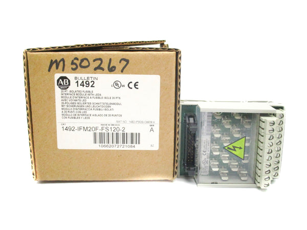 ALLEN BRADLEY 1492-IFM20F-FS120-2 SER. A 85-132VAC/DC NSMP