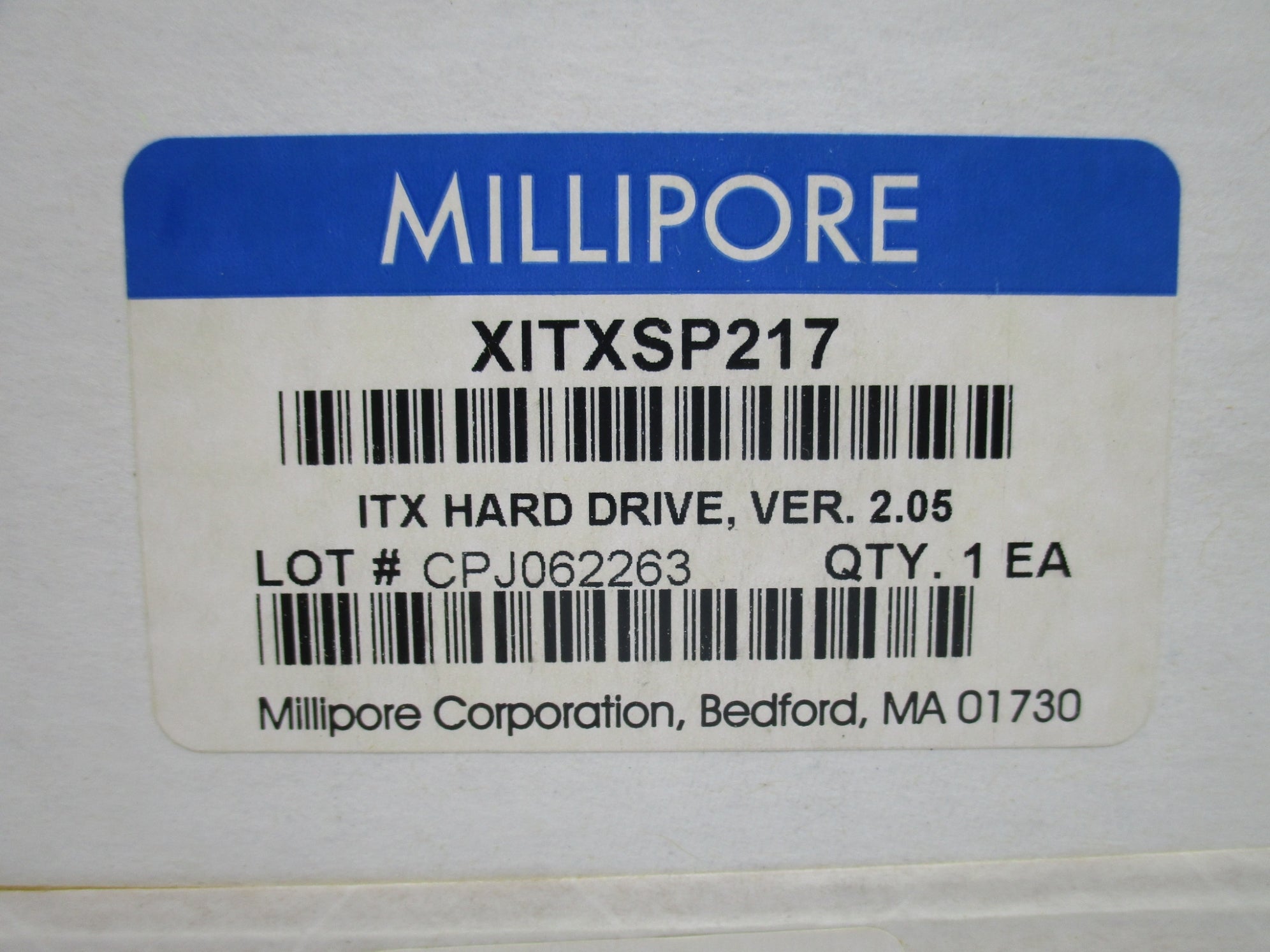MILLIPORE XITXSP217 NSFS