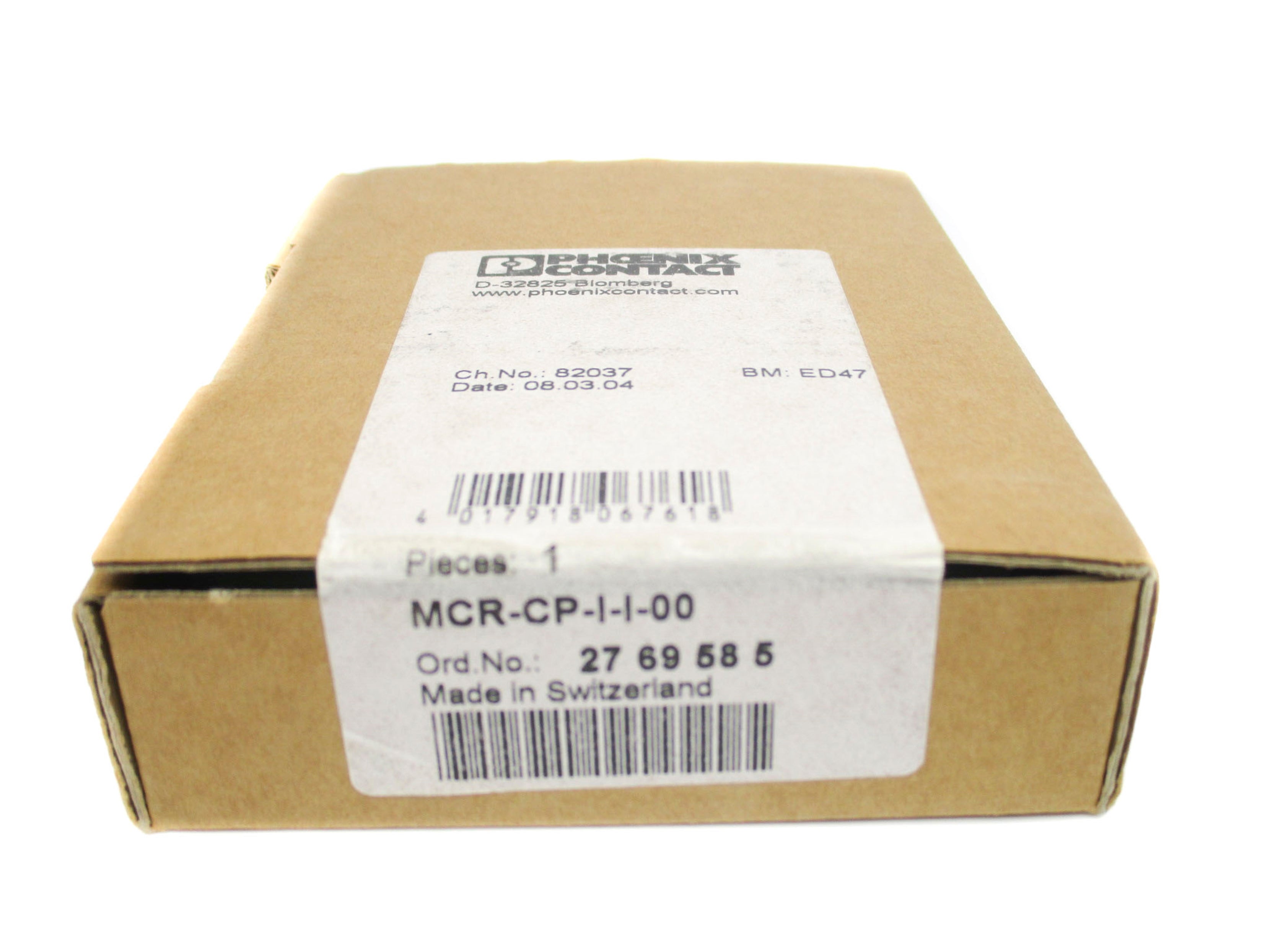 PHOENIX CONTACT MCR-CP-I-I-00 2769585 NSFS