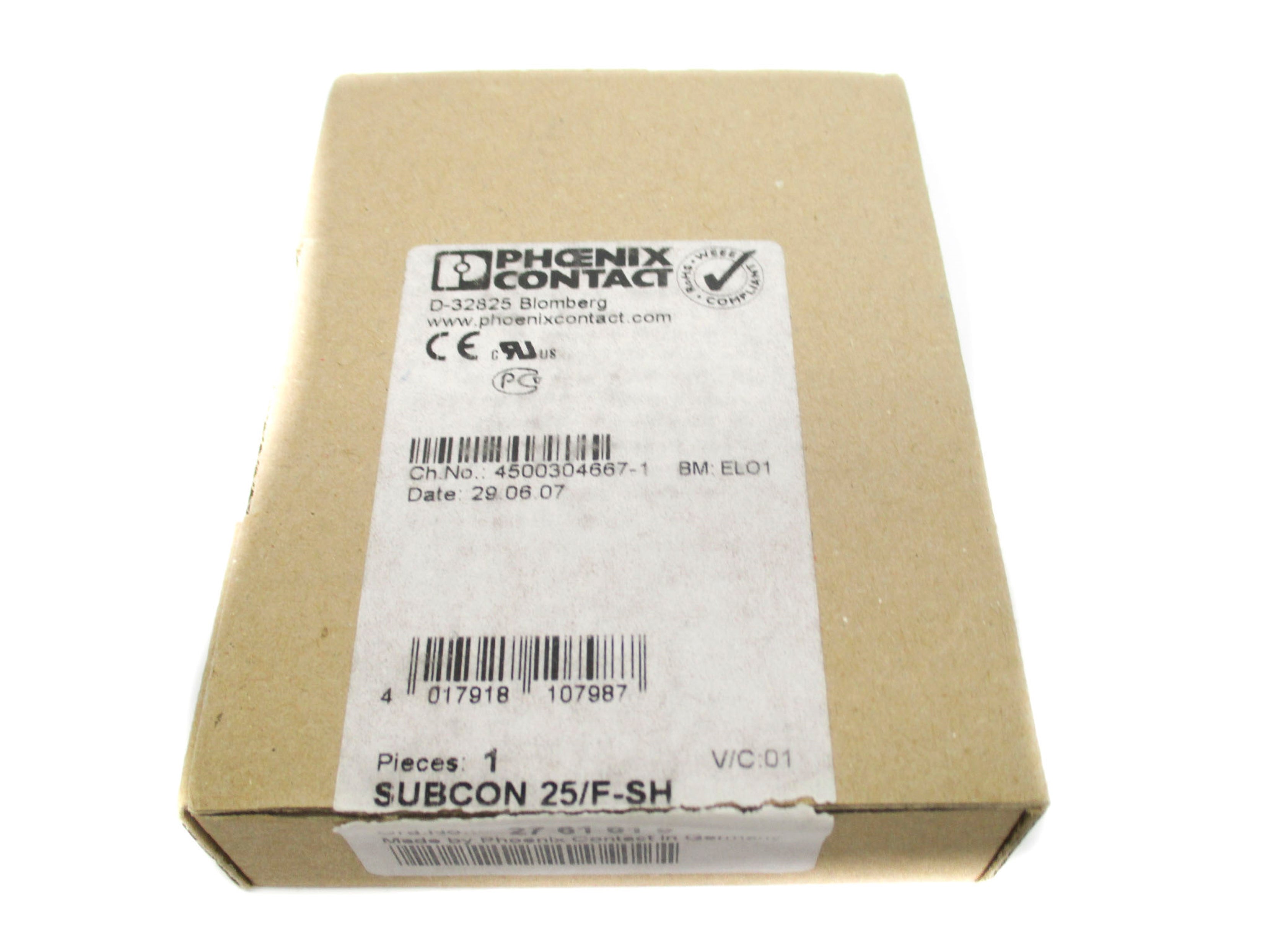 PHOENIX CONTACT SUBCON25/F/SH 2761619 NSMP