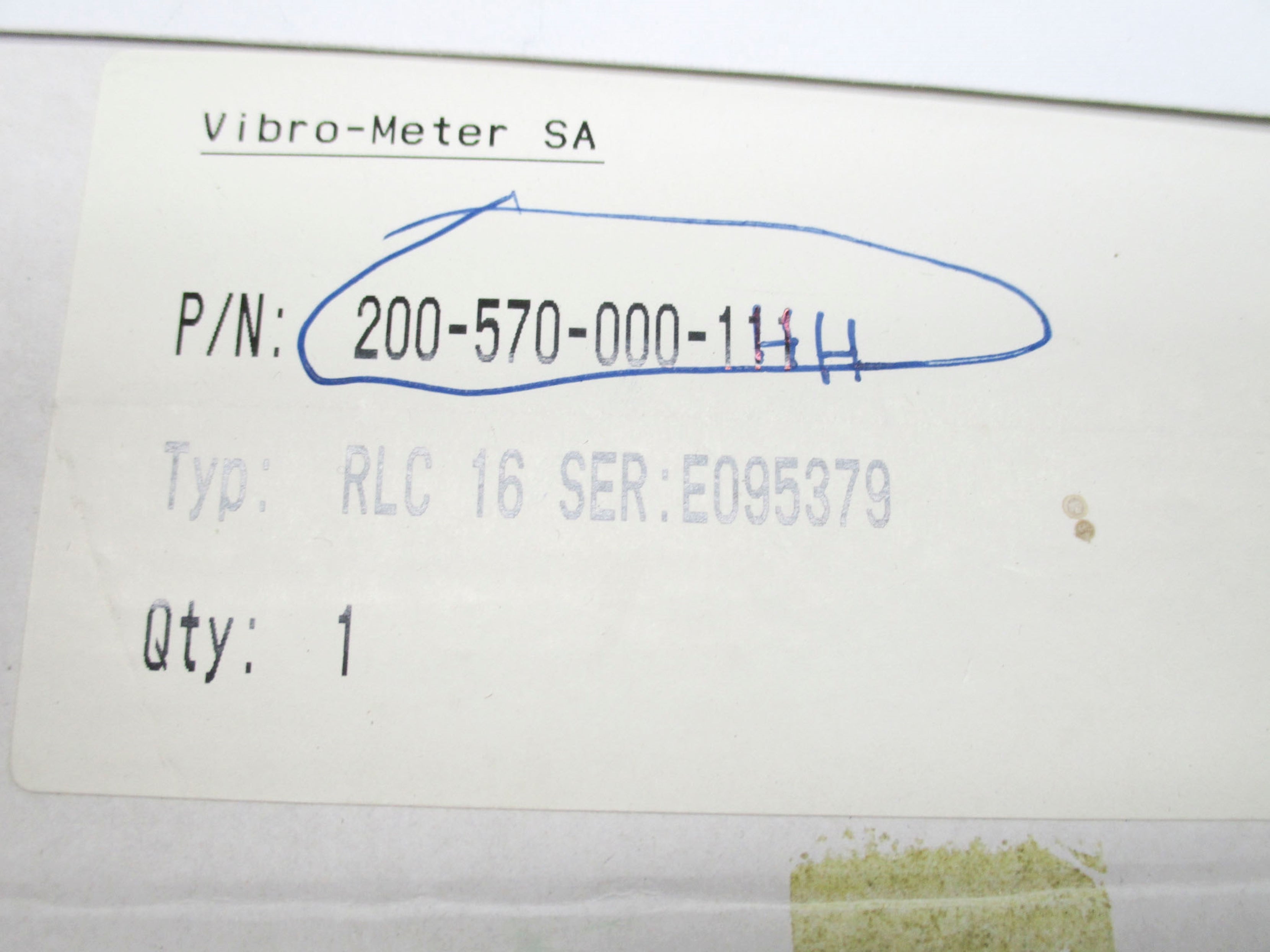 VIBRO METER RLC16 NSMP