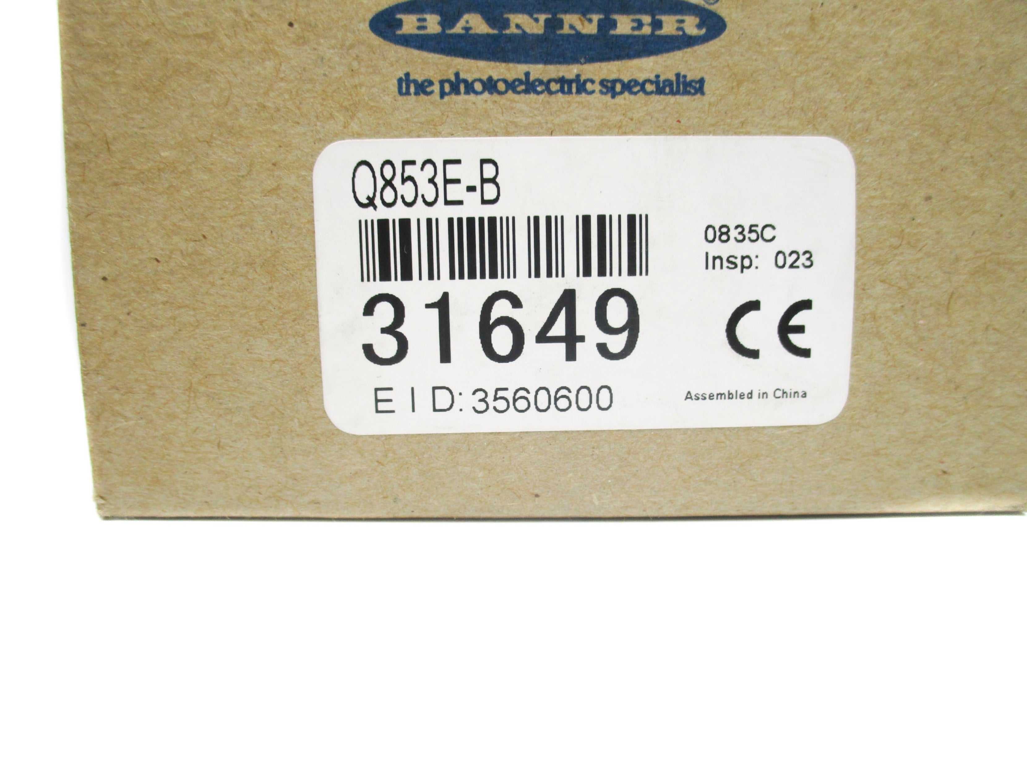 BANNER ENGINEERING Q853E-B 31649 240VAC NSMP