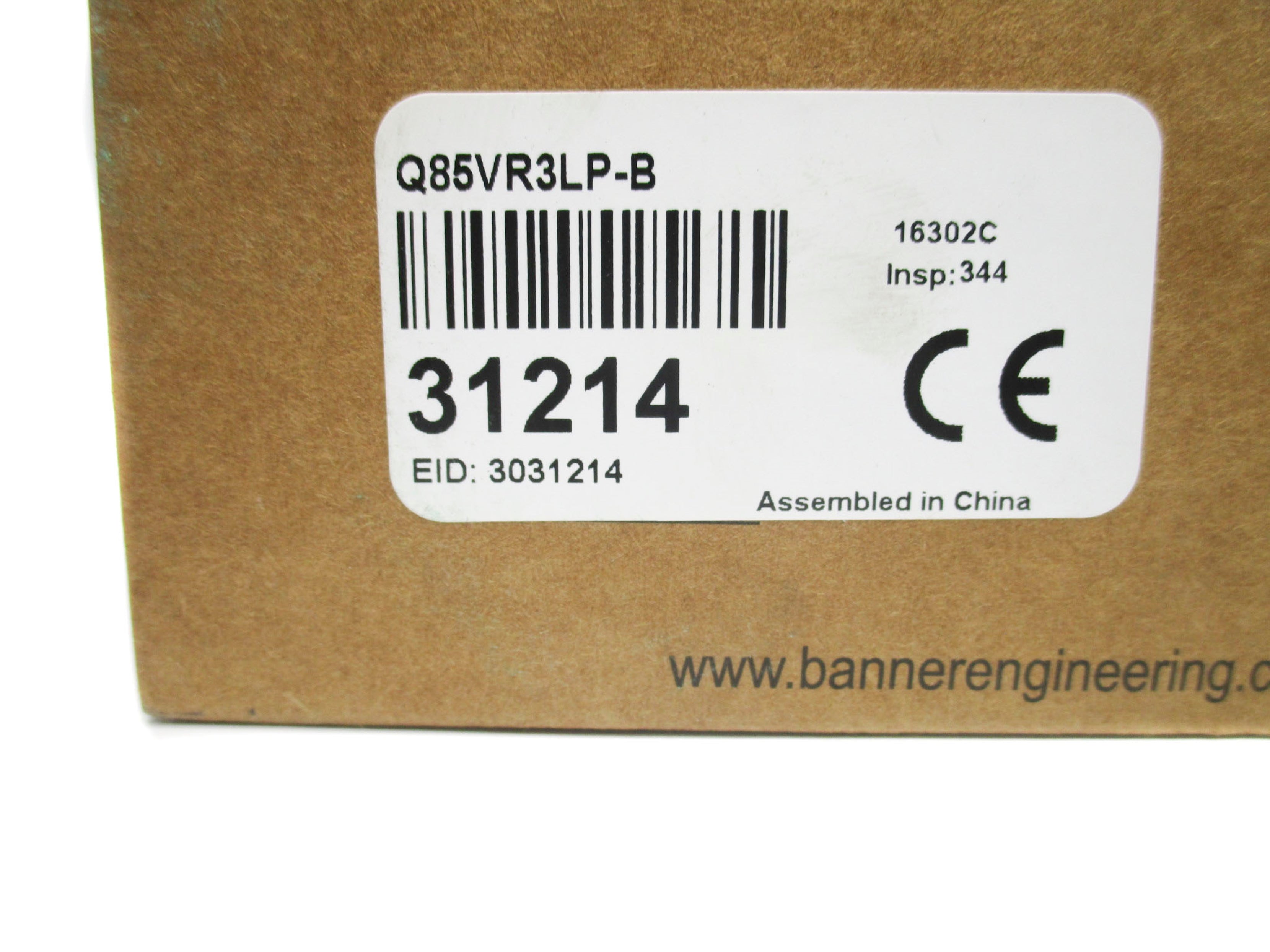 BANNER ENGINEERING Q85VR3LP-B 31214 240VAC NSMP