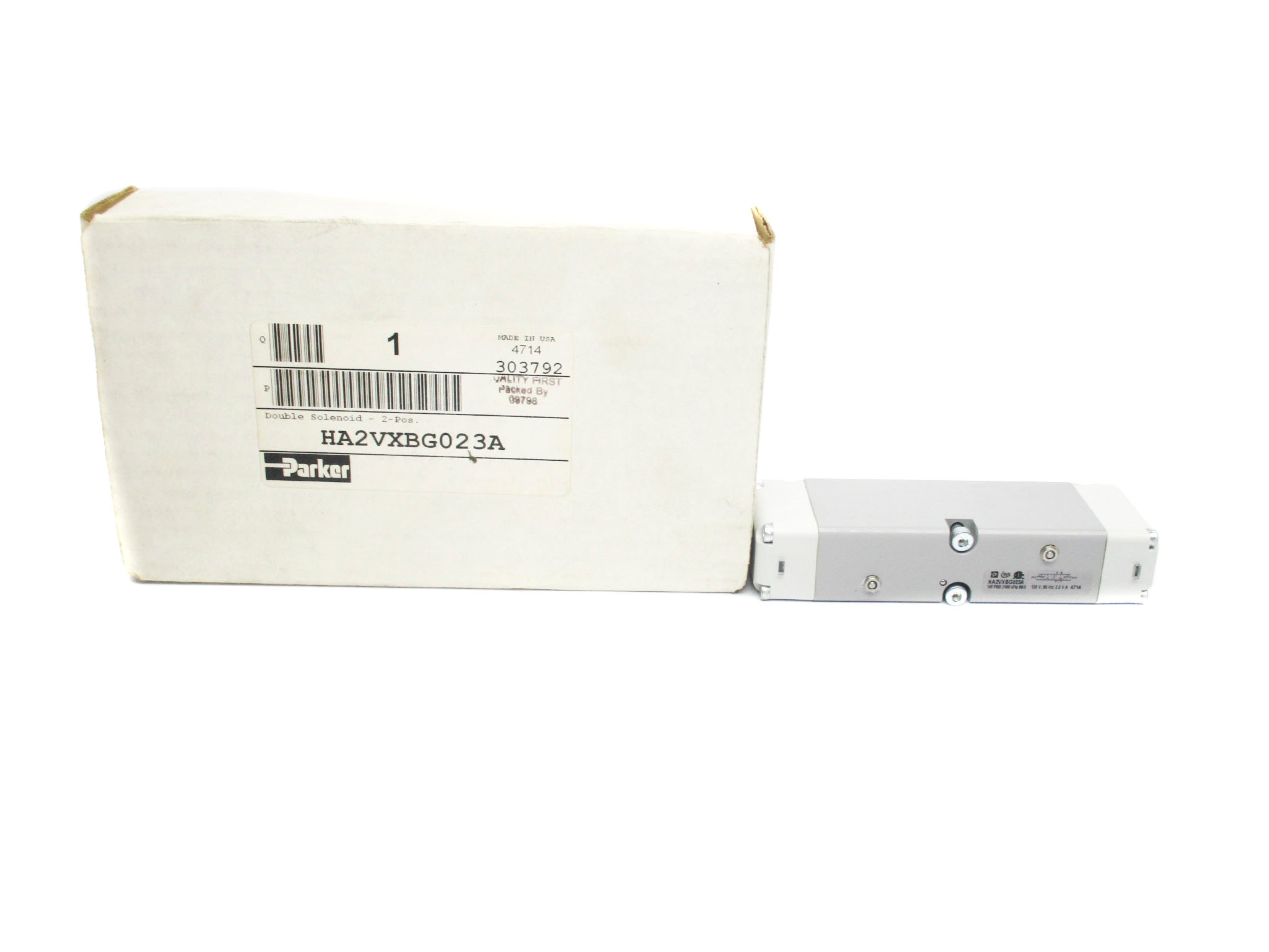 PARKER HA2VXBG023A 120V 145PSIG NSMP