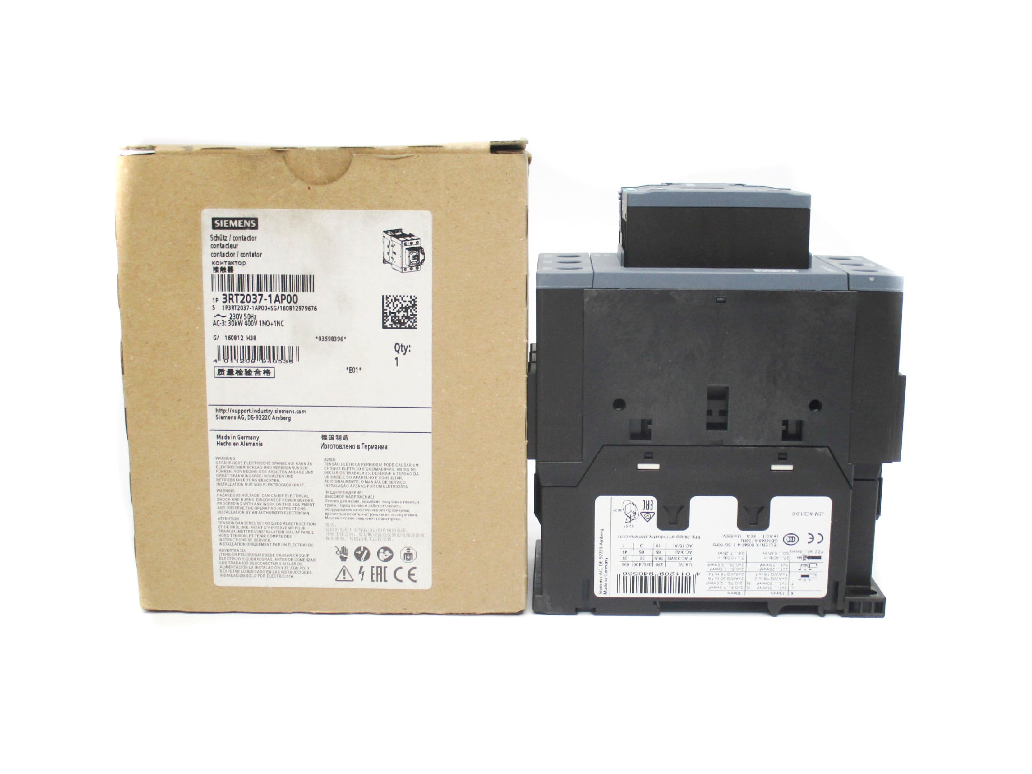 SIEMENS 3RT20371AP00  230V 65A NSMP
