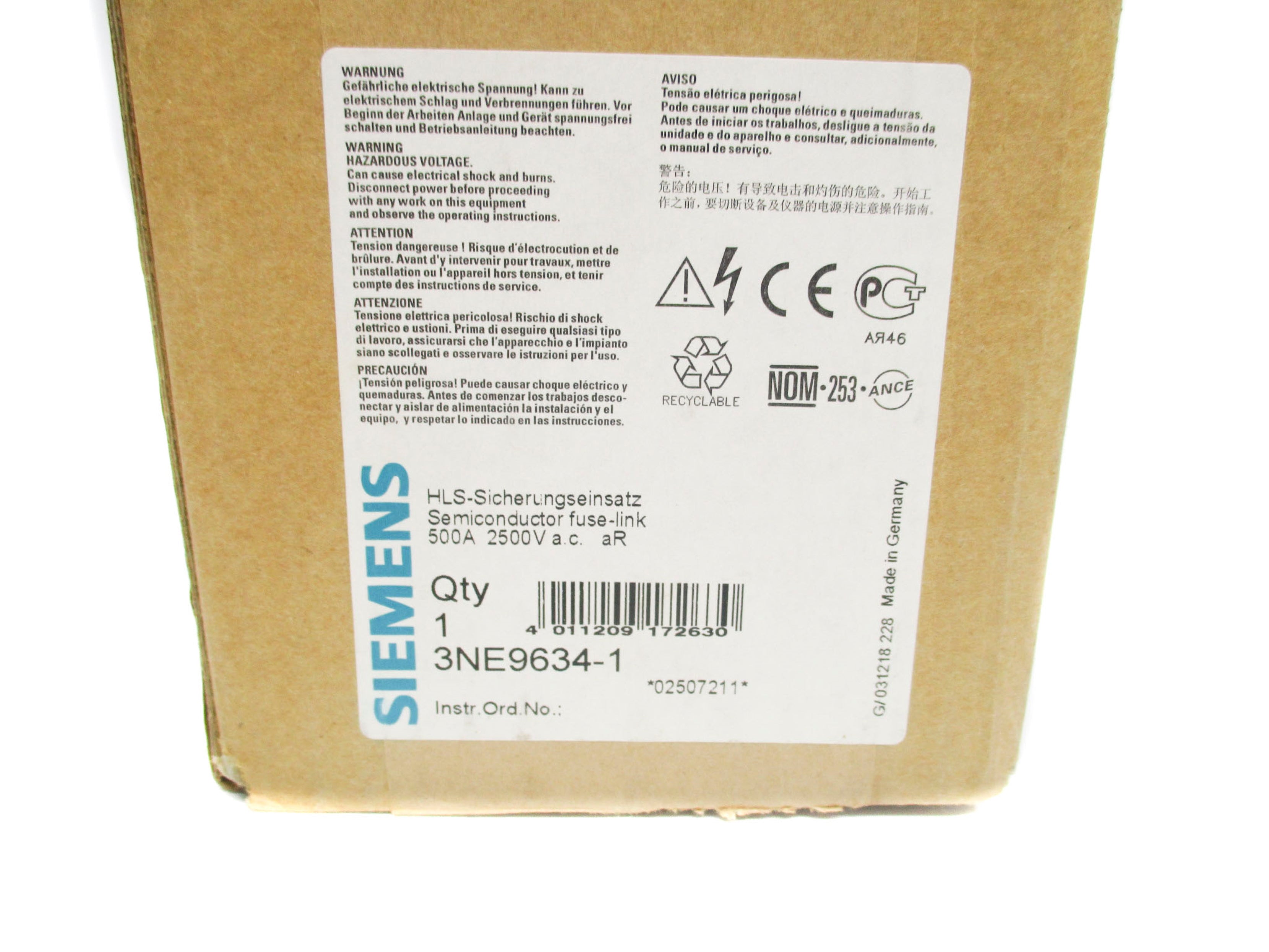 SIEMENS 3NE9634-1 NSFS