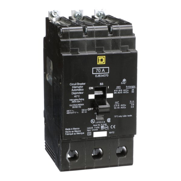 SQUARE D EJB34070 70A NSNP