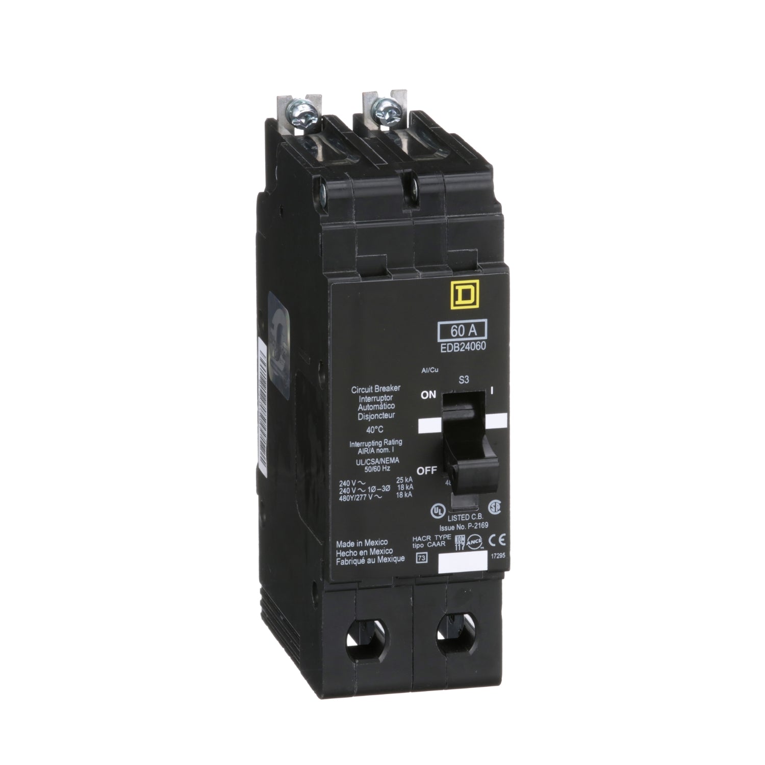 SQUARE D EDB24015 15A NSNP