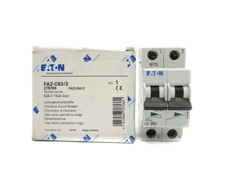 EATON FAZ-C63/2 277VAC 63A NSMP