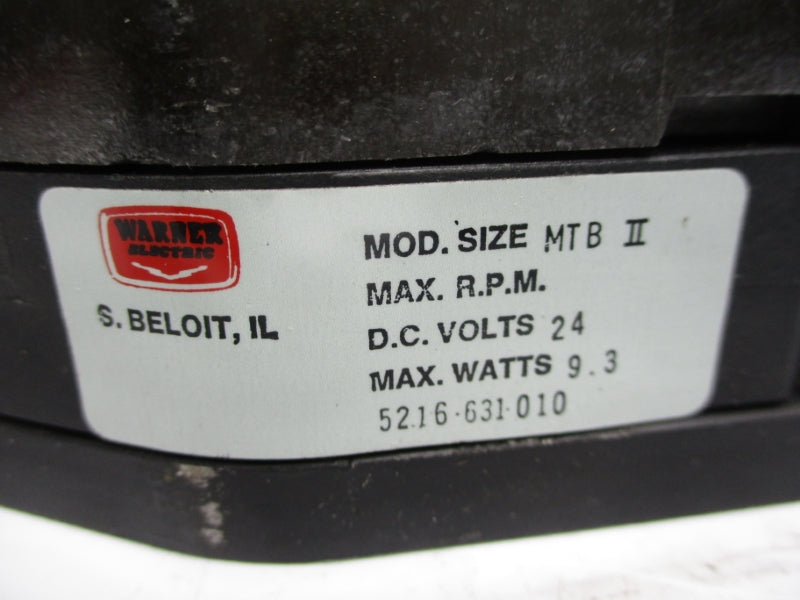 WARNER ELECTRIC 5216-631-010 24VDC (AS PICTURED) UNMP