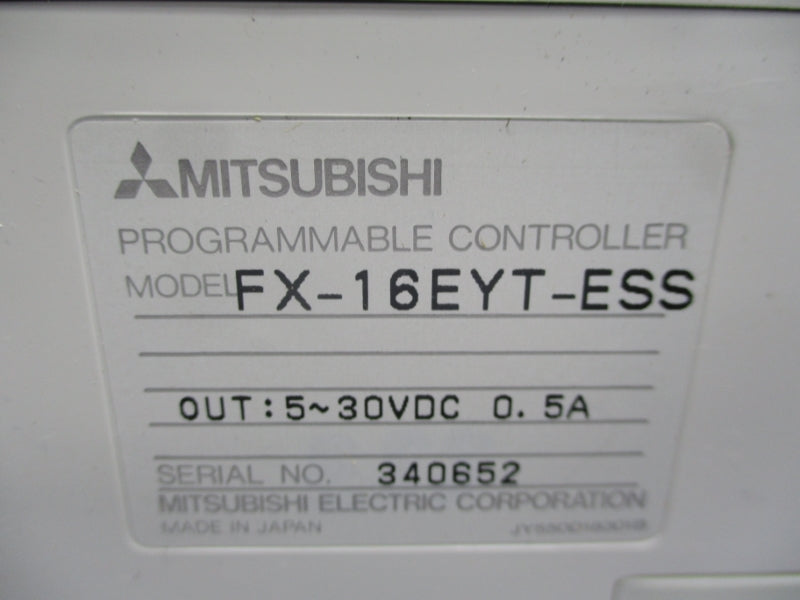 MITSUBISHI FX-16EYT-ESS 30VDC .5A NSMP