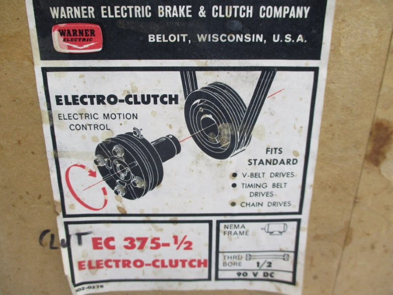WARNER ELECTRIC 5180-271-009 90VDC NSMP