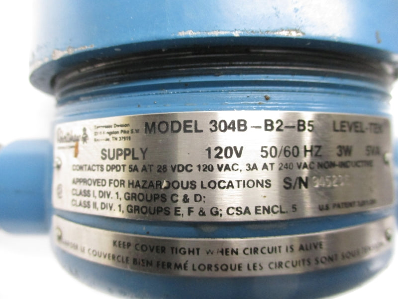 ROBERTSHAW 304B-B2-B5 120V 5A 3/4" UNMP