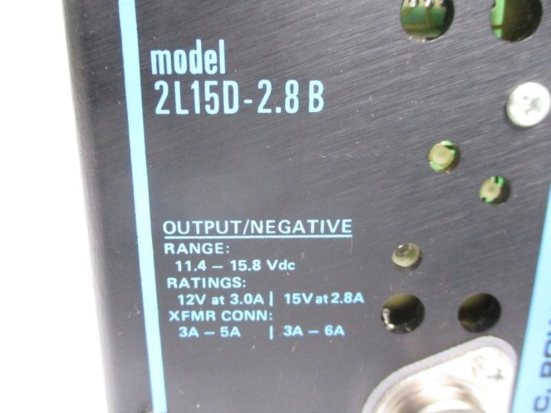 POWERTEC 2L15D-28B 15.8VDC 6A NSNP