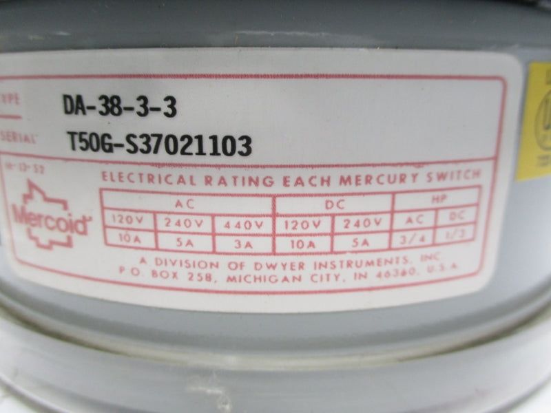 MERCOID DA-38-3-3 440V 10A NSMP