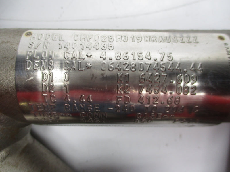 MICRO MOTION CMF025M319NRAUSZZZ 4.86154.75 850PSI NSNP